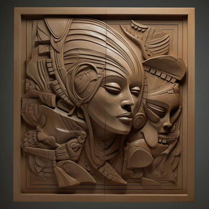 نموذج ثلاثي الأبعاد لآلة CNC 3D Art 